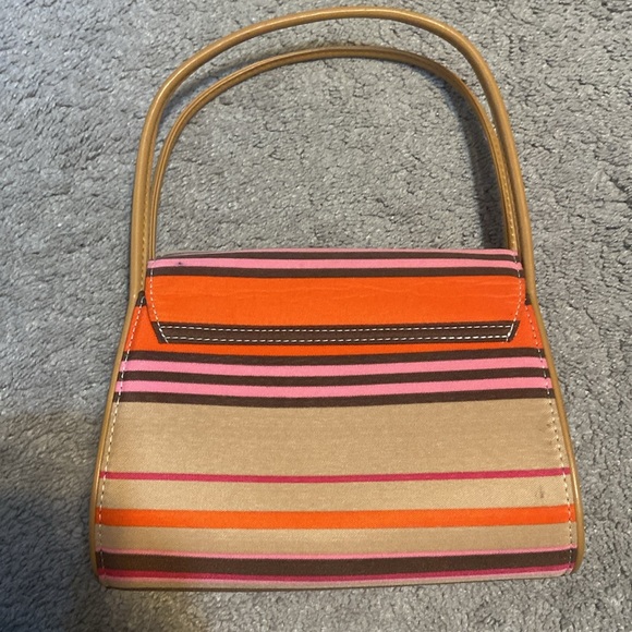 Kate Spade Small Canvas Striped Purse - Picture 6 of 12